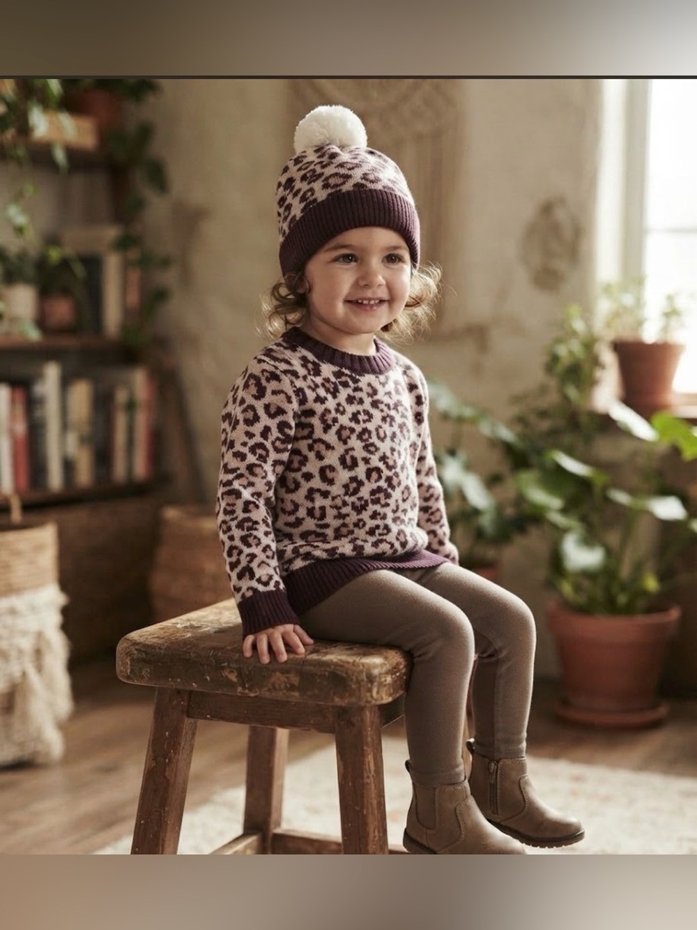 Cheetah Print Sweater